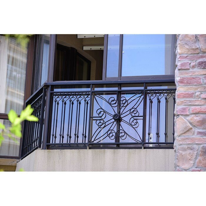 wrought iron porch railings frame