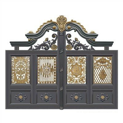 שערי חניה כפולים מאלומיניום